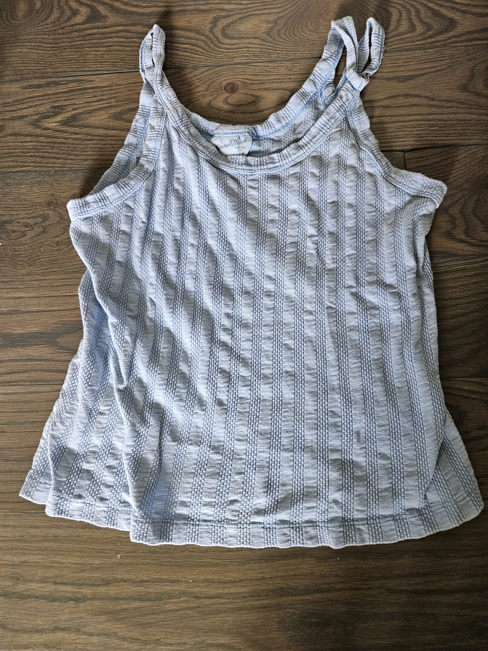 Universal Thread Light Blue Ribbed Tank Top - Women